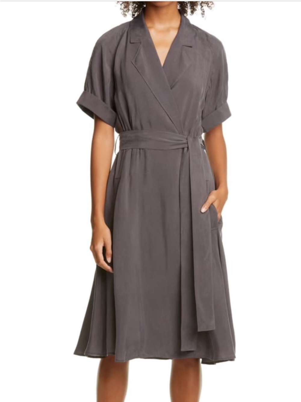 NWT Club Monaco Trench Dress in Mole